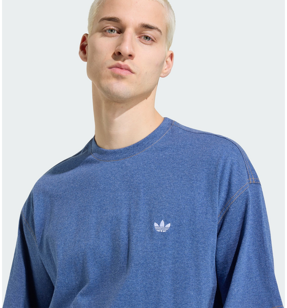 ADIDAS ORIGINALS Adidas Originals Trefoil Essentials Melange Loose Cropped T-shirt på