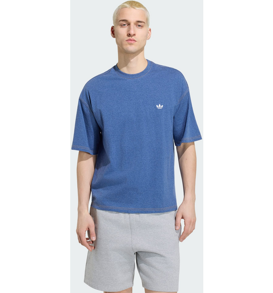 ADIDAS ORIGINALS Adidas Originals Trefoil Essentials Melange Loose Cropped T-shirt på