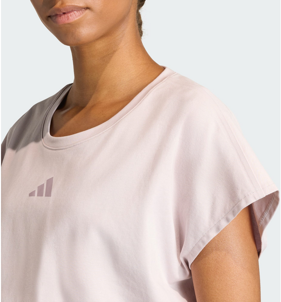 ADIDAS Adidas Primelift Workout Cropped Boxy 3-stripes Linne på