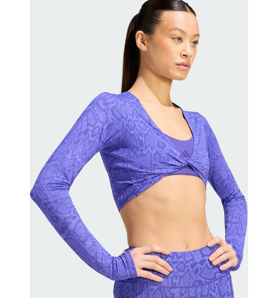 ADIDAS Adidas Primelift Workout Snake Twist Vändbar Långärmad T-shirt på