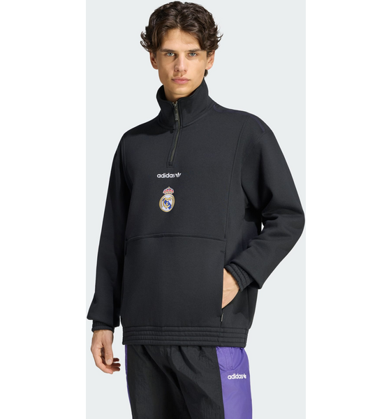 ADIDAS Adidas Real Madrid Eqt-tröja Med Halv Dragkedja på