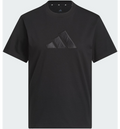 ADIDAS Adidas Satin-filled Logo Graphic T-shirt på