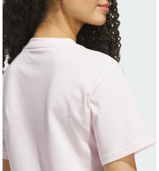 ADIDAS Adidas Satin-filled Logo Graphic T-shirt på