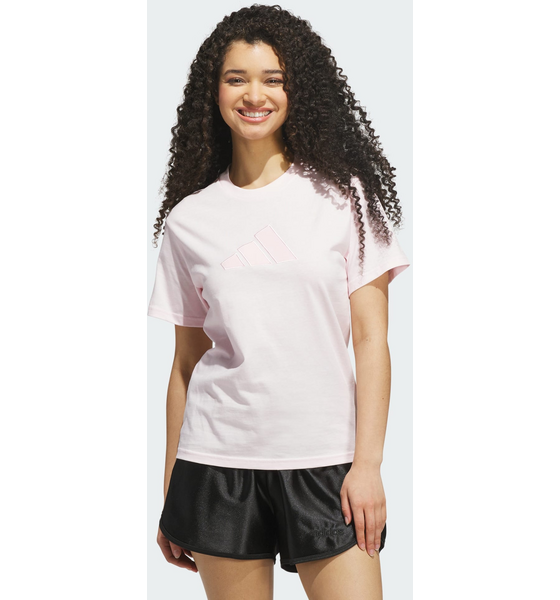 ADIDAS Adidas Satin-filled Logo Graphic T-shirt på