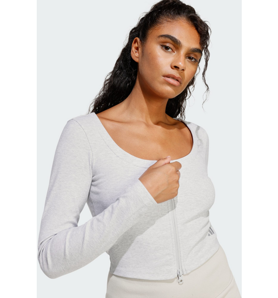 ADIDAS Adidas Seasonal Essentials Cardigan Med Ribbning på
