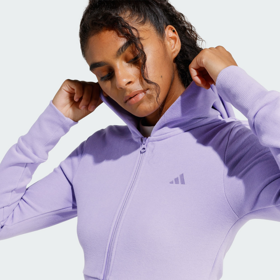 ADIDAS Adidas Seasonal Essentials French Terry Full-zip Träningsjacka på