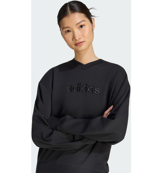 ADIDAS Adidas Seasonal Essentials Satin V-ringad Sweatshirt på