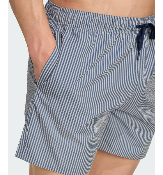 ADIDAS Adidas Seersucker Stripy Swim Shorts 5-inch på