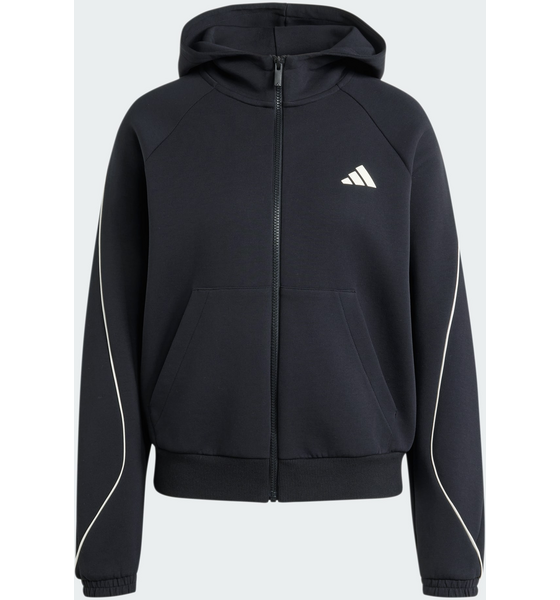 ADIDAS Adidas Stadium Small Logo Full-zip Huvtröja på