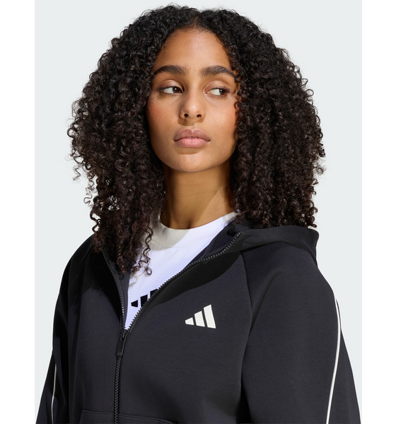 ADIDAS Adidas Stadium Small Logo Full-zip Huvtröja på