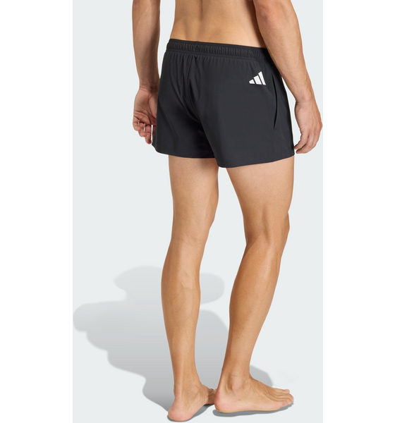 ADIDAS Adidas Stretchiga Stickade 3-tums Badbyxorna Med Logga på