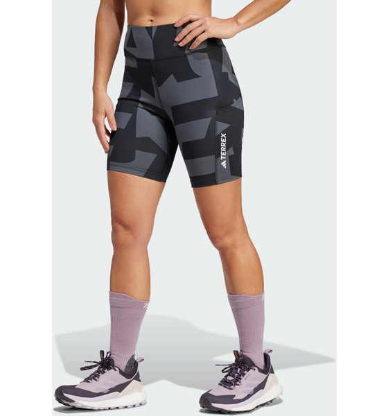 ADIDAS Adidas Terrex Multi 8-inch Printed Tight Shorts på