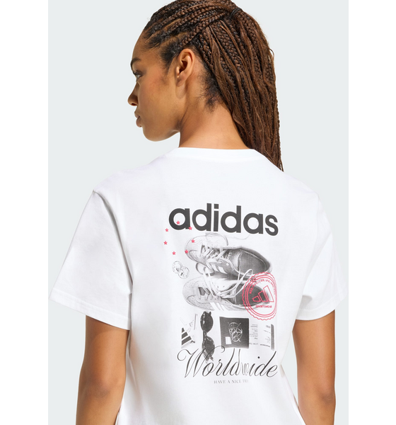 ADIDAS Adidas Travel Loose T-shirt Med Grafik på
