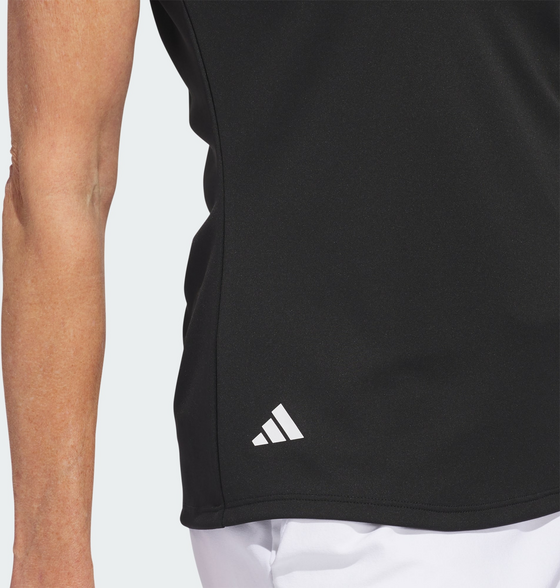 ADIDAS Adidas Women's Solid Performance Kortärmad Pikétröja på