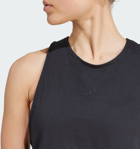 ADIDAS Adidas Yoga Essentials Cropped Linne på