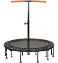 NORTHIX Adjustable Handle Mini Trampoline, Foldable, 117cm, Orange på
