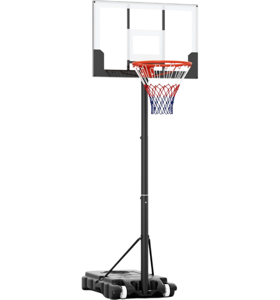 NORTHIX Adjustable Outdoor Basketball Hoop, 100-212cm Height Range på