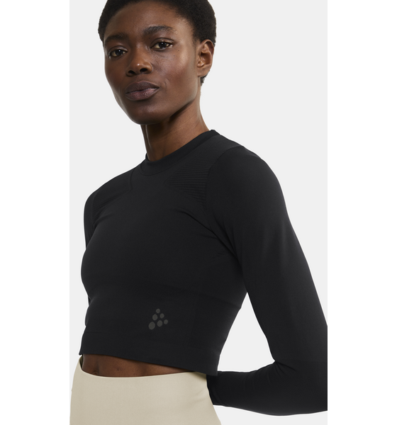 CRAFT Adv Tone Seamless Cropped Ls Top W på