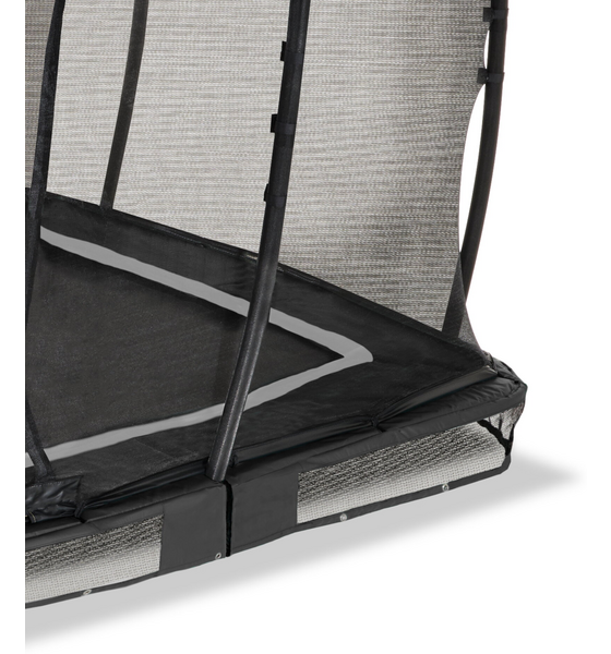 EXIT Allure Premium Nedgrävd Studsmatta 244x427cm - Svart på
