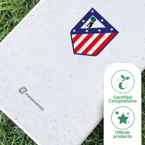 PHONECASES3D Atletico Madrid Official Compostable Phone Case Crest Standard på