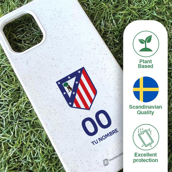 PHONECASES3D Atletico Madrid Official Compostable Phone Case Crest Standard på