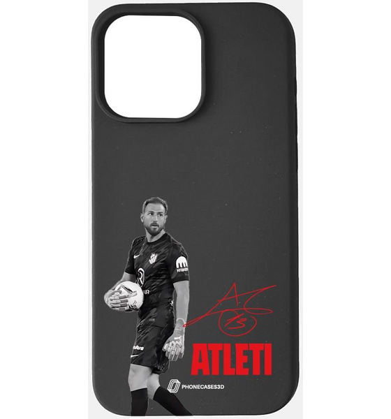 PHONECASES3D Atletico Madrid Official Compostable Phone Case Oblak Signature Red på