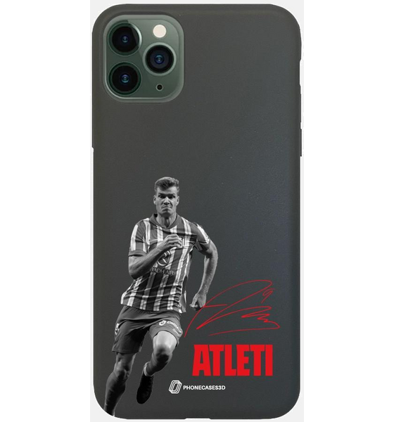 PHONECASES3D Atletico Madrid Official Compostable Phone Case Sørloth Signature Red på