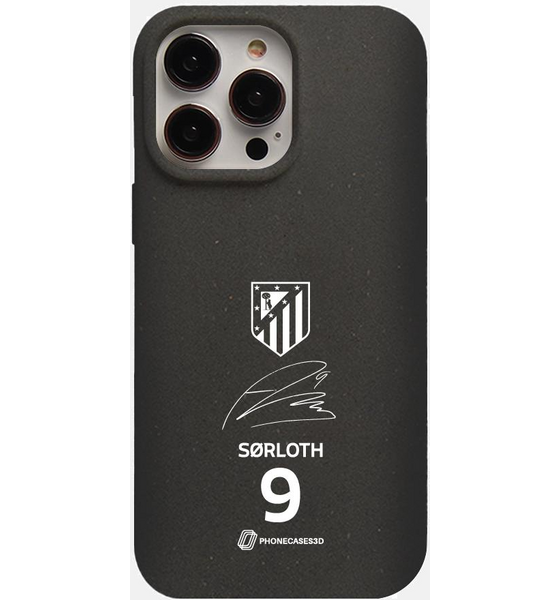 PHONECASES3D Atletico Madrid Official Compostable Phone Case Sørloth Signature på
