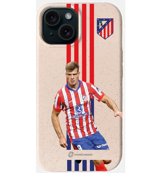 PHONECASES3D Atletico Madrid Official Compostable Phone Case Sørloth på