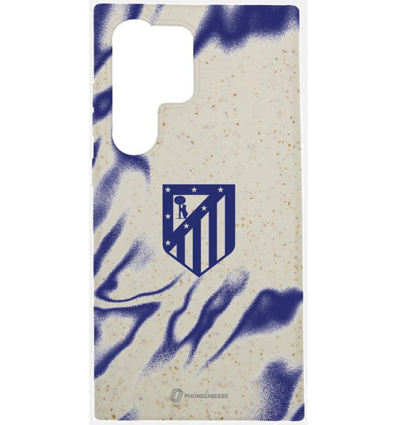 PHONECASES3D Atletico Madrid Official Compostable Phone Case Tie Dye Blue på