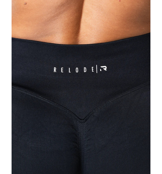 RELODE Aura Seamless Scrunch Tights - Black på
