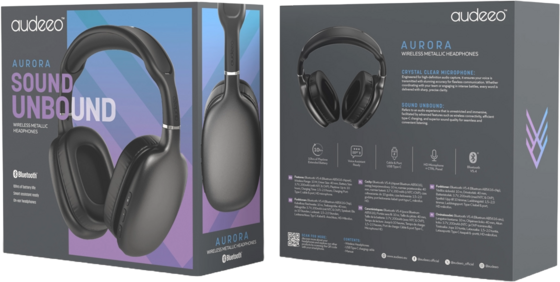 AUDEEO Aurora Wireless Metallic Headphones på