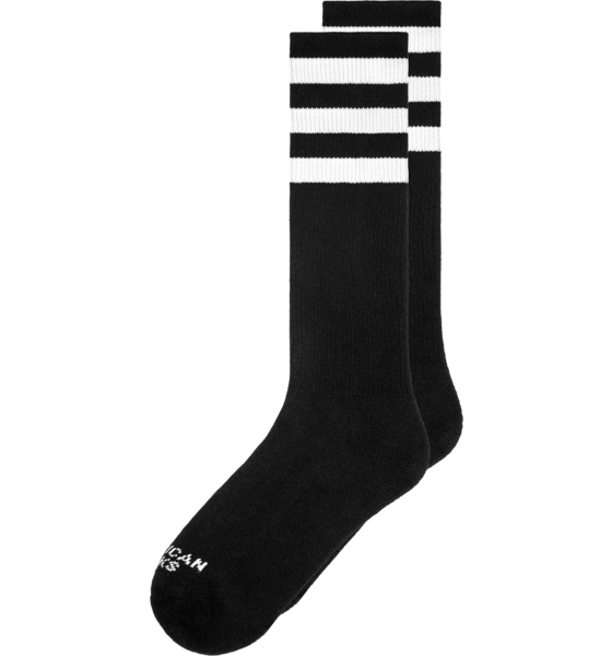 AMERICAN SOCKS Back In Black - Knee High på