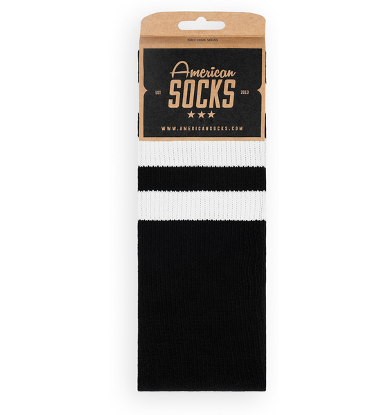 AMERICAN SOCKS Back In Black - Knee High på