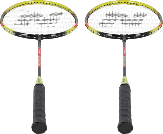 NORTHIX Badminton Set – 2 Rackets, 3 Shuttlecocks, Cover på