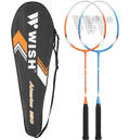 NORTHIX Badminton Set, 2 Rackets, Blue/orange på
