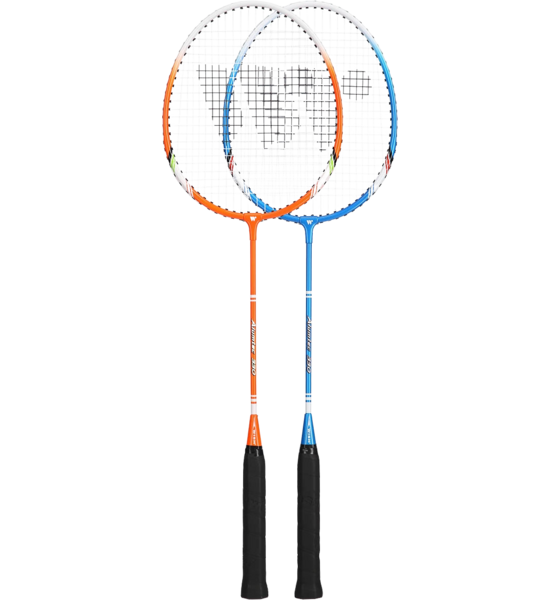 NORTHIX Badminton Set, 2 Rackets, Blue/orange på