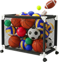 NORTHIX Ball Storage Cart, Mesh Basket, Swivel Casters With Brakes på