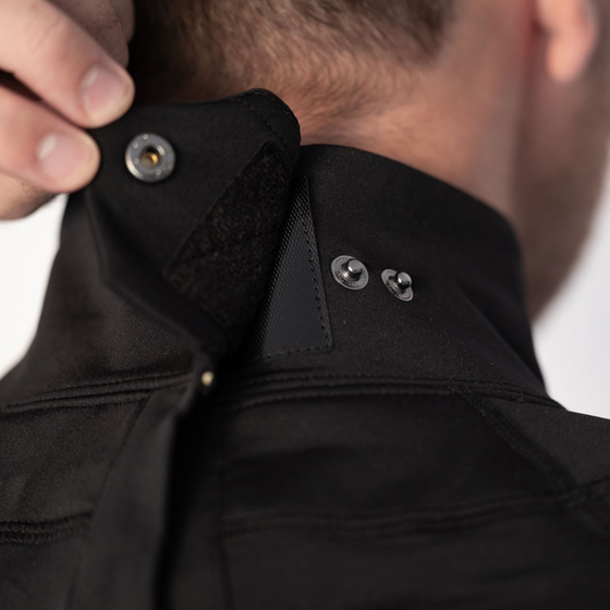 KOSA Bandy Shirt With Neck Guard Black/grey på