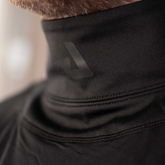 KOSA Bandy Shirt With Neck Guard Black/grey på