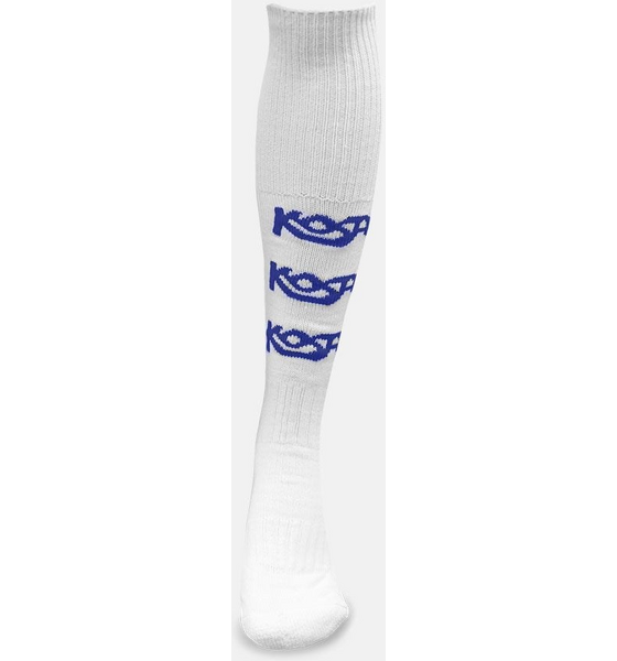 KOSA Bandy Sock White/blue på