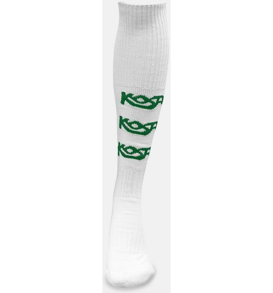 KOSA Bandy Sock White/green på