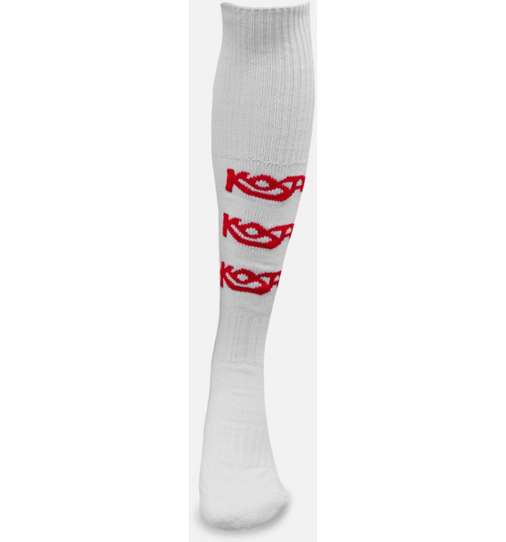 KOSA Bandy Sock White/red på