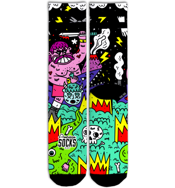 AMERICAN SOCKS Barbarian - Mid High på