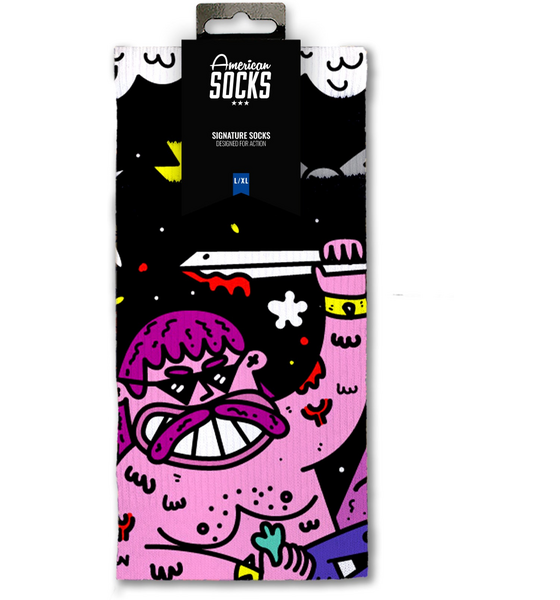 AMERICAN SOCKS Barbarian - Mid High på