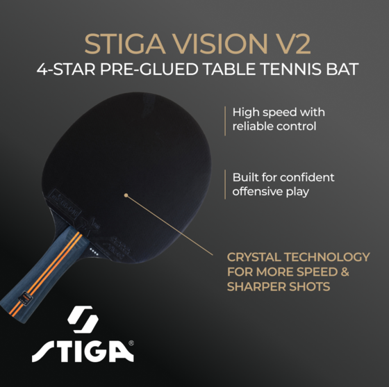STIGA Bat Vision V2 - 4-star på