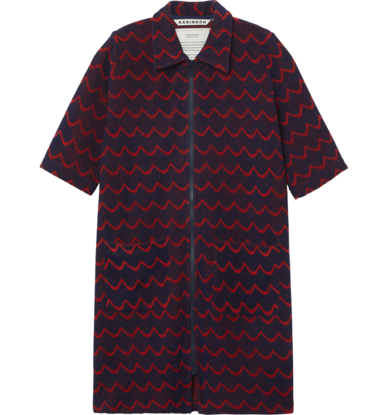 EMMAMALENA Bathrobe Archipelago Navy Red Children på
