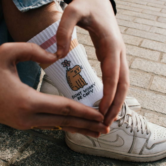AMERICAN SOCKS Be Capy - Mid High på