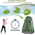 B2X Beach Shower Tent Changing Tent Toilet Tent Side Tent Large Tent Cabin Folding Green på