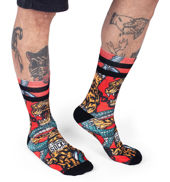 AMERICAN SOCKS Bengala - Mid High på
